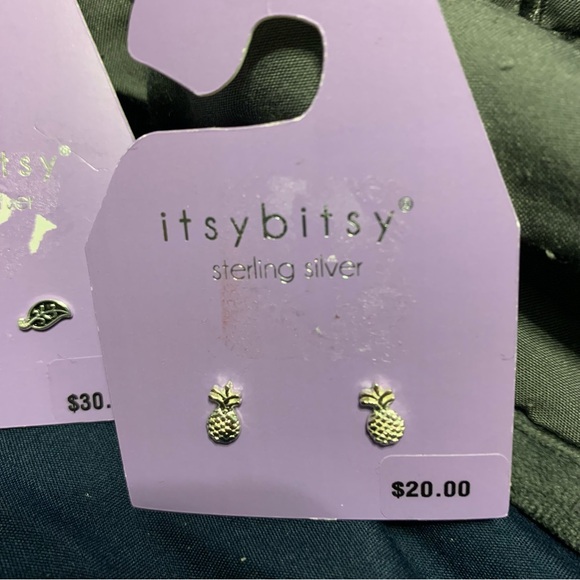 Itsy Bitsy sterling silver earrings - 2 pairs - Picture 2 of 5